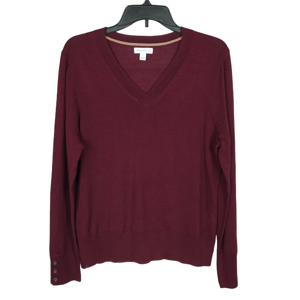 NWT Charter Club Vest V-Neck Red S
